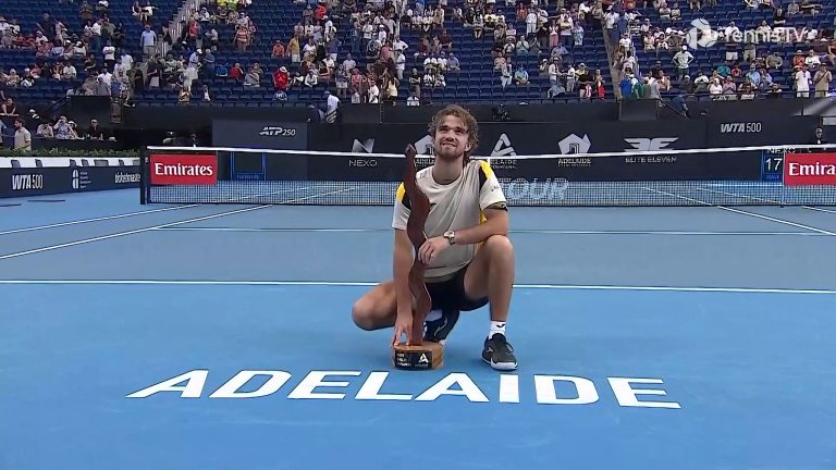 Campeón del ATP 250 de Adelaida 2026: Tomas Machac se corona tras una gran final