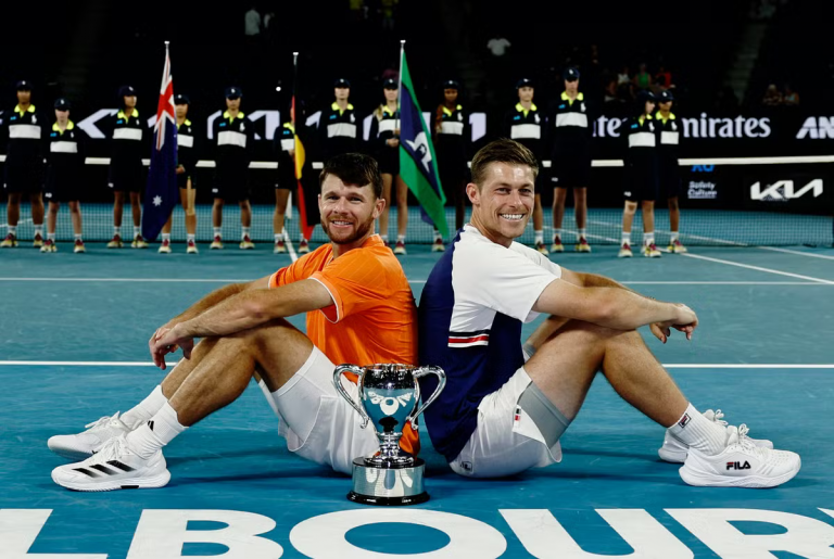 Campeones del Australian Open 2026 en dobles masculino: Christian Harrison y Neal Skupski