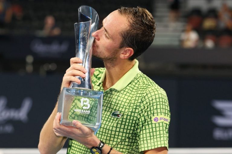 Campeón del ATP 250 de Brisbane 2026: Daniil Medvedev, 22 títulos en 22 torneos distintos