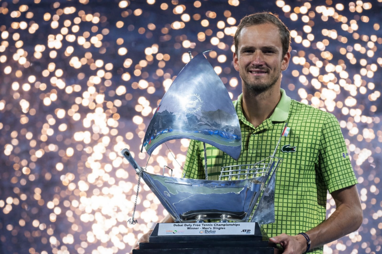 Campeón del ATP 500 de Dubái 2026: Daniil Medvedev campeón tras la lesión de Tallon Griekspoor