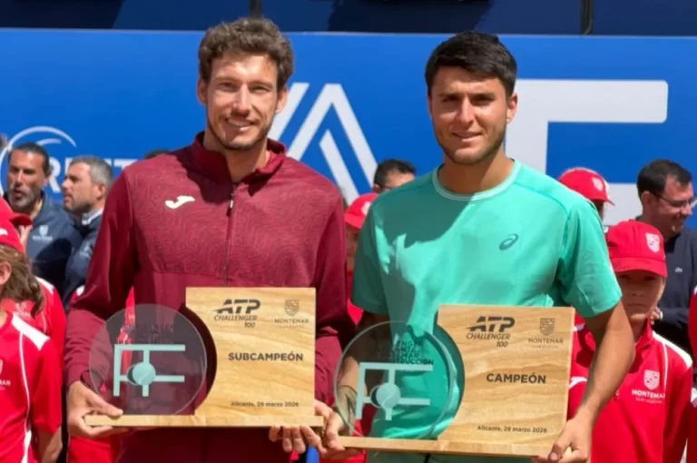 Campeón del ATP Challenger 100 Alicante 2026: Pablo Llamas Ruiz gana en su tierra ante Pablo Carreño