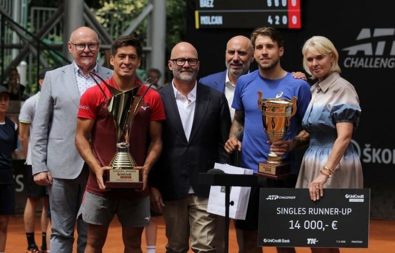 Campeón del ATP Challenger 100 de Prostejov: Sebastián Báez 2026 y suma su séptimo título Challenger