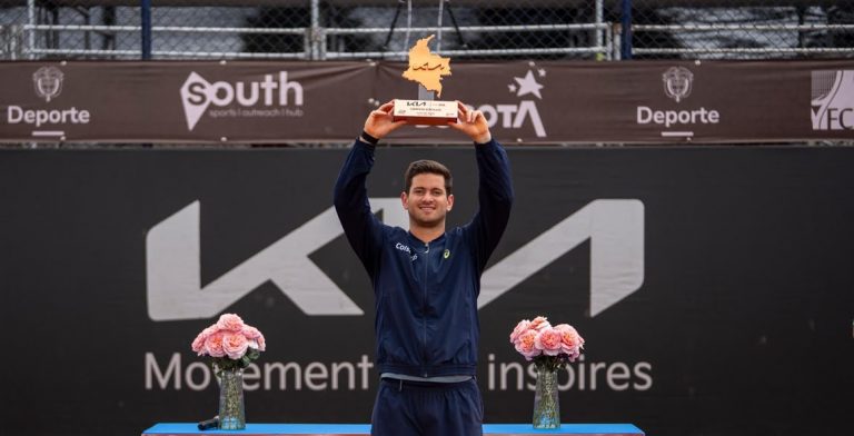 Campeón del ATP Challenger 75 de Bogotá 2026: Nicolás Mejía y levanta el quinto título Challenger de su carrera