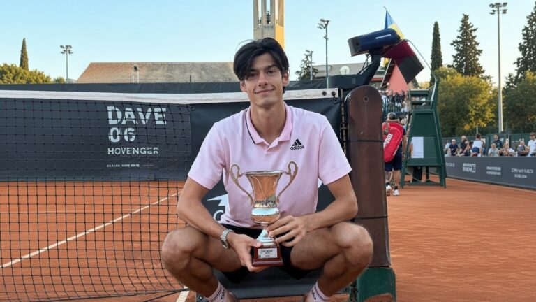 Campeón del ATP Challenger 75 de Génova II 2026: Luka Mikrut se lleva el tercer titulo de su carrera