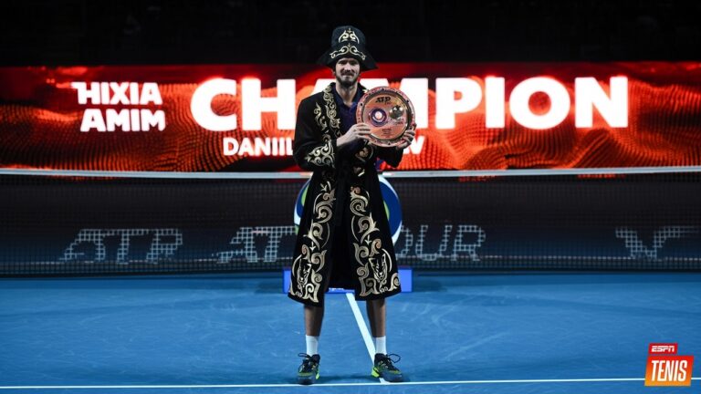 Campeón del ATP 250 de Almaty 2026: Daniil Medvedev suma su 25.º título ATP y porfin revalida un titulo